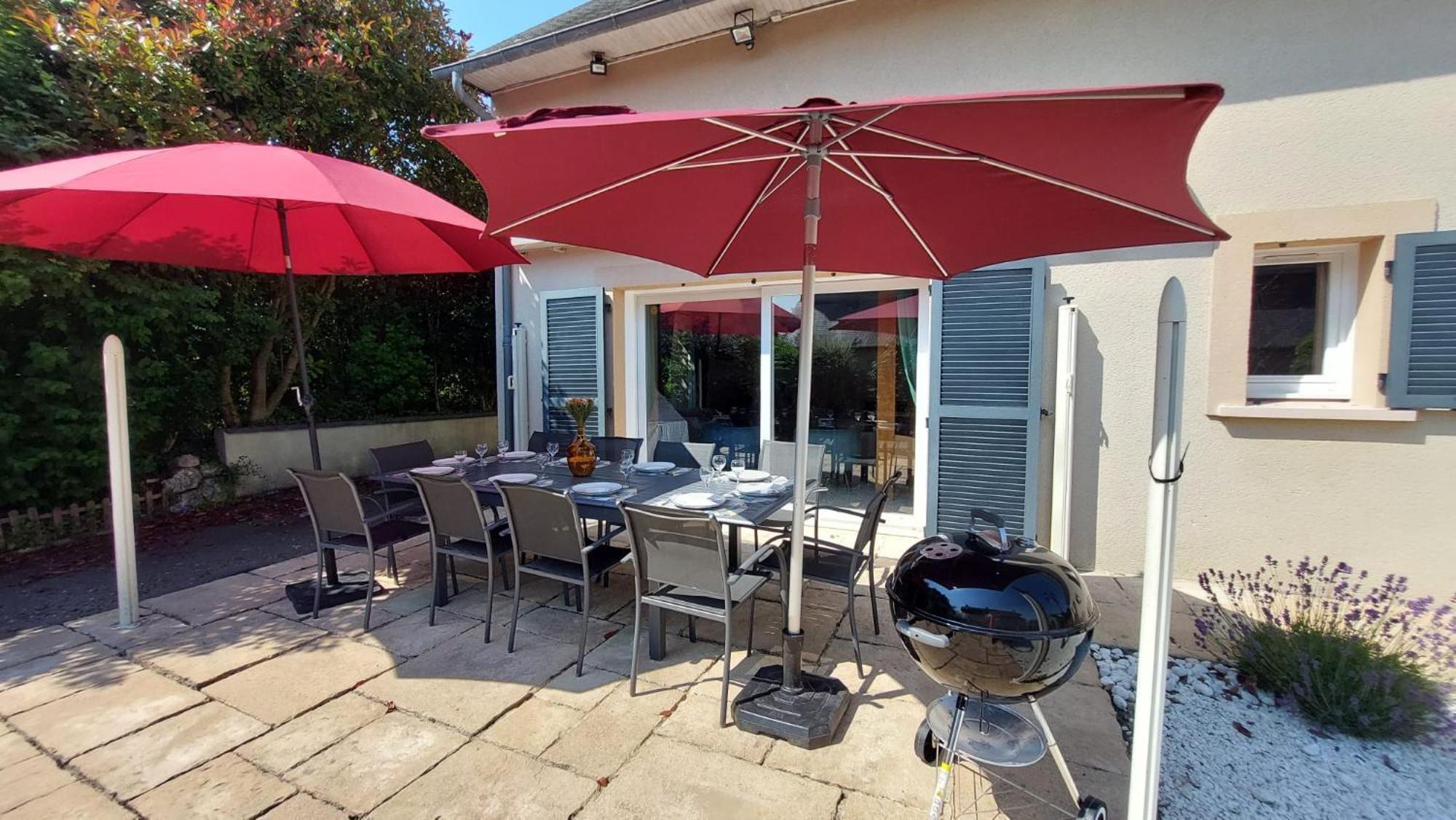 Le So Art, Grande Maison 4 Chambres, Terrain De Petanque, Grand Jardin Clos, Flipper, Babyfoot, Jeux Arcade, Ping Pong,1 Km Mer, Proche Golf, Port En Bessin, Bayeux Et Plages Du Debarquement, Adaptee Enfants Commes Exterior foto
